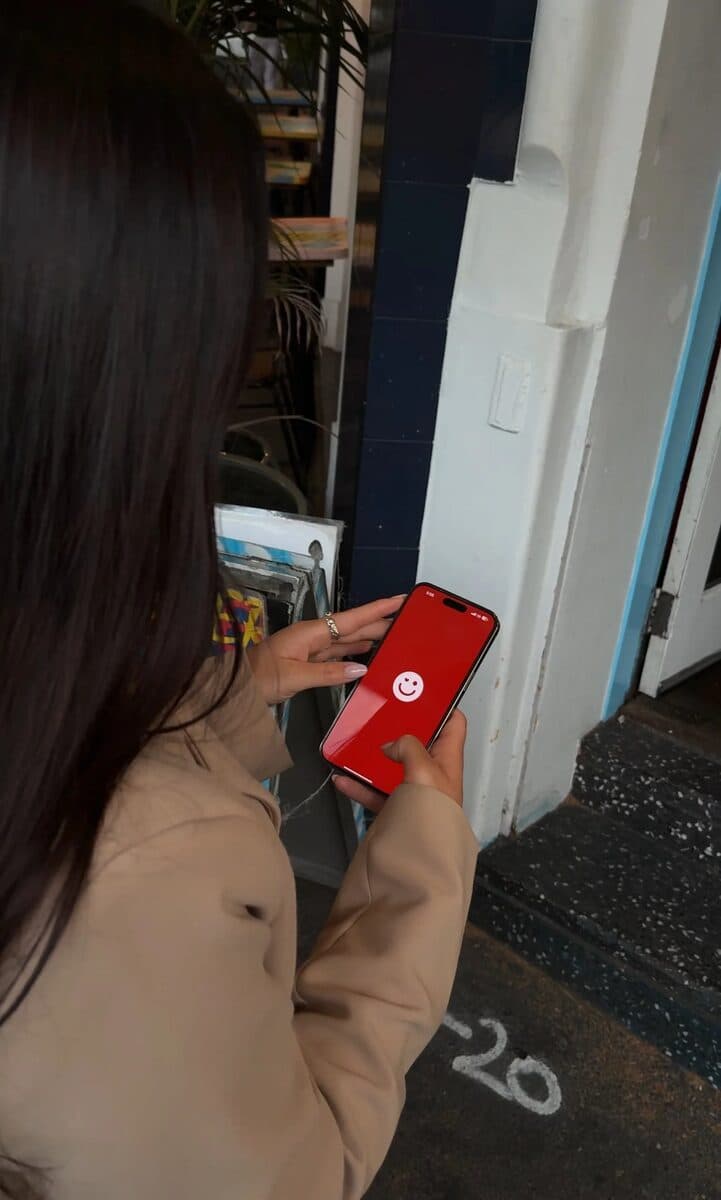 Browsing the HHC app on a phone